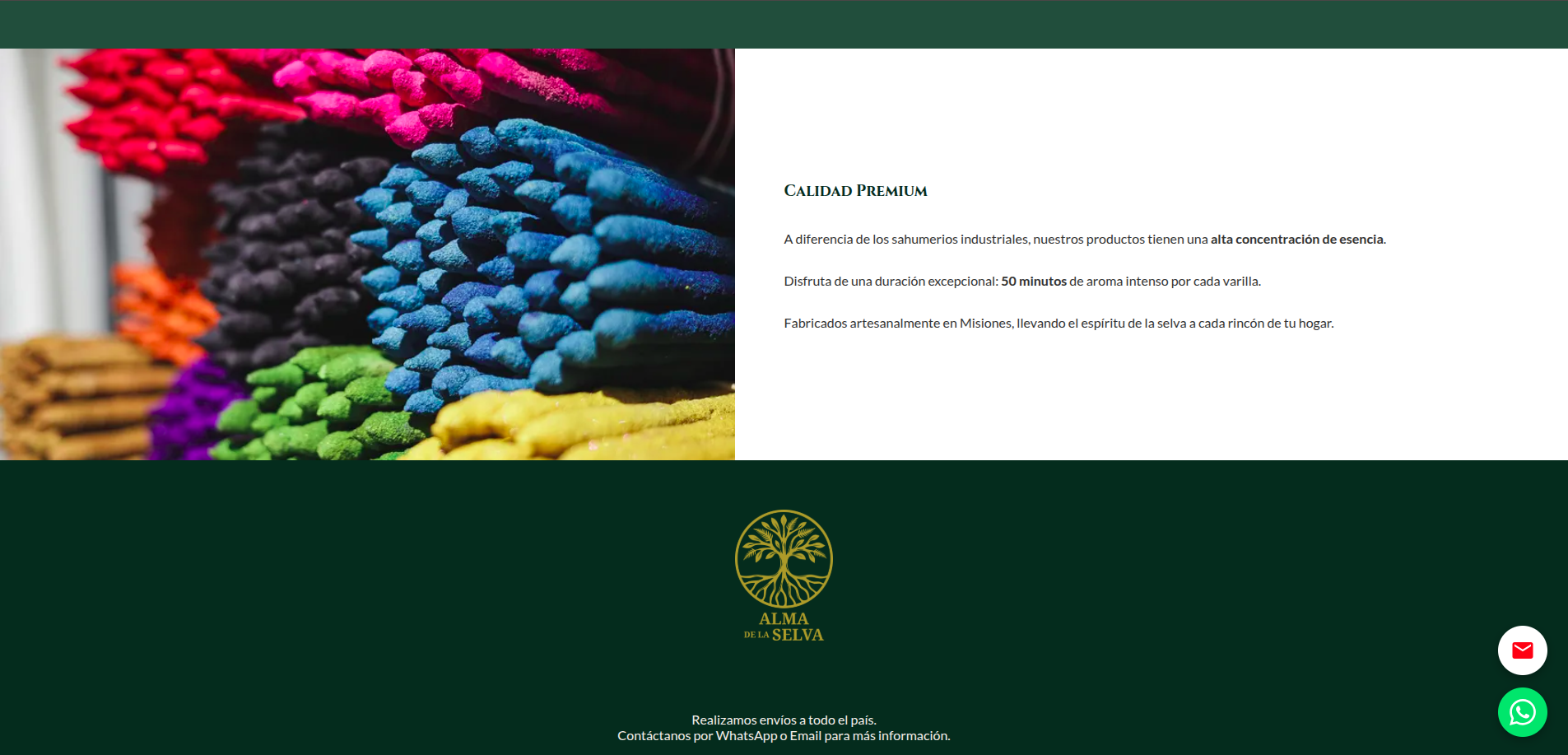 Desarrollo web Misiones - Alma de la Selva